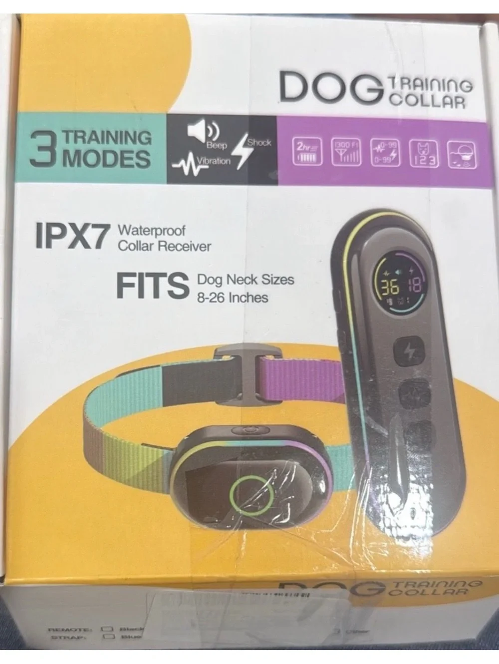 2-in-1 Smart Dog Training & Bark Control Collar (IPX7 Waterproof)